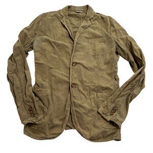 Vintage Cycle ITALY Cotton Blazer Shirt in Tan